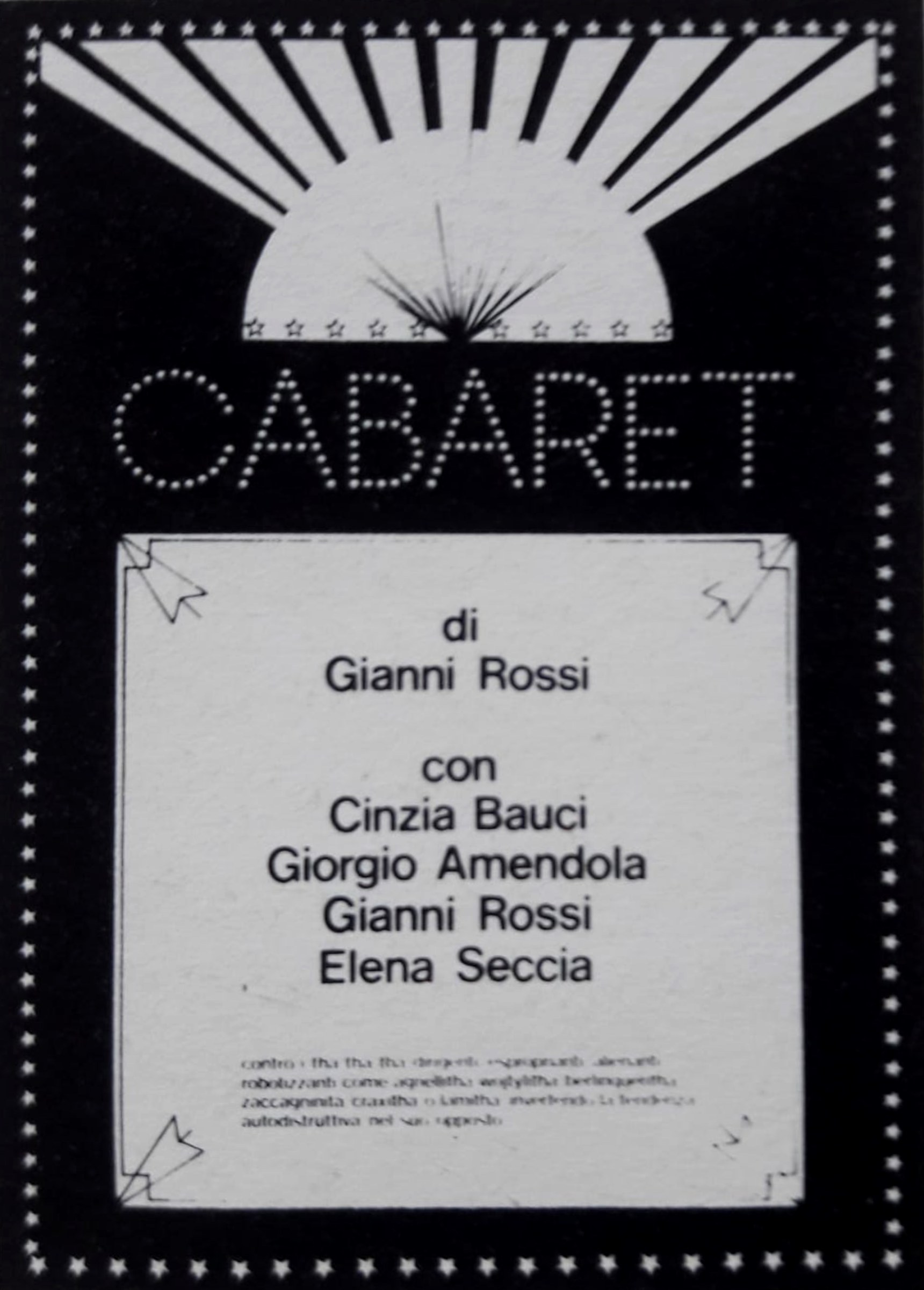 Locandina Cabaret