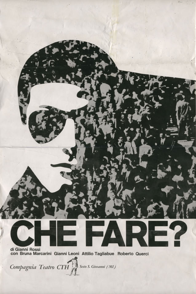 Locandina dello spettacolo 'Che fare?'