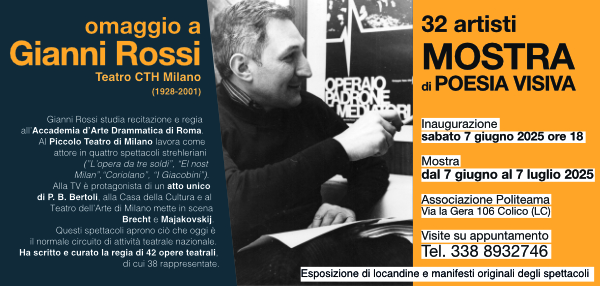 Invito Mostra di Poesia Visiva - Colico 2025