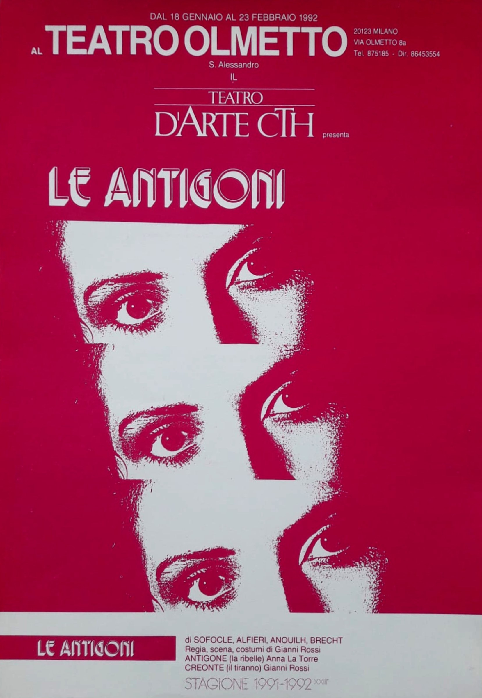 Locandina Le Antigoni