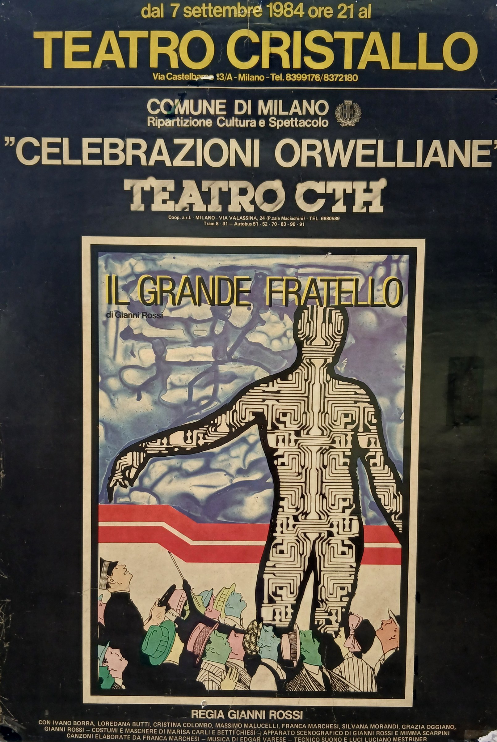 Locandina Il Grande Fratello - Cristallo 1984