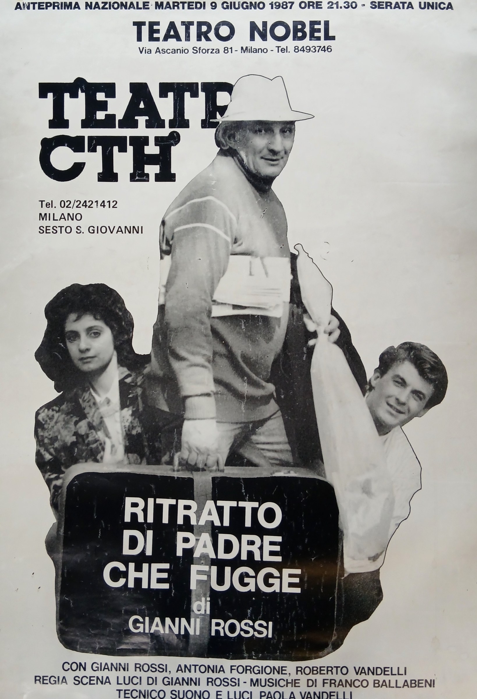 Locandina Ritratto di Un Padre che fugge 1987